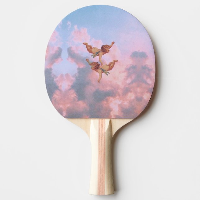 Angels in the sky ping pong paddle (Front)