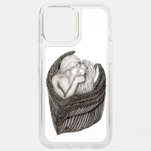 Angels Kissing , black and white Design Speck iPhone 12 Pro Max Case