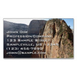 Angels Landing at Zion National Park Business Card Magnet