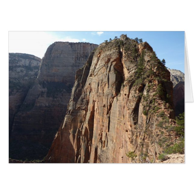 Angels Landing at Zion National Park Card (Front Horizontal)