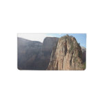 Angels Landing at Zion National Park Checkbook Cover