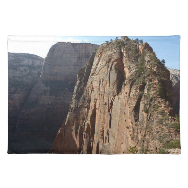 Angels Landing at Zion National Park Cloth Placemat (Front)