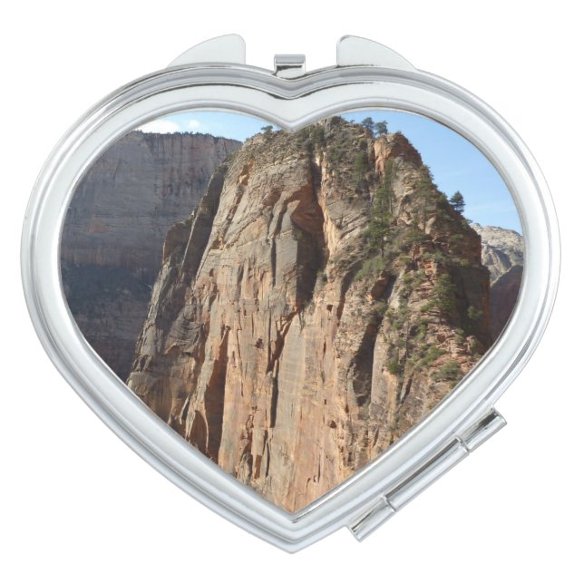 Angels Landing at Zion National Park Compact Mirror (Front)