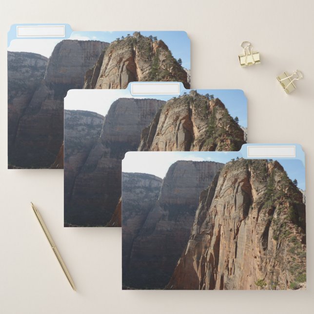 Angels Landing at Zion National Park File Folder (Set)