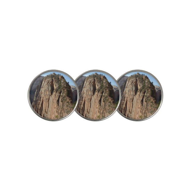 Angels Landing at Zion National Park Golf Ball Marker (3 Up)