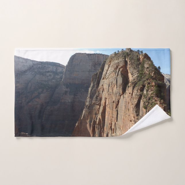 Angels Landing at Zion National Park Hand Towel (Hand Towel)