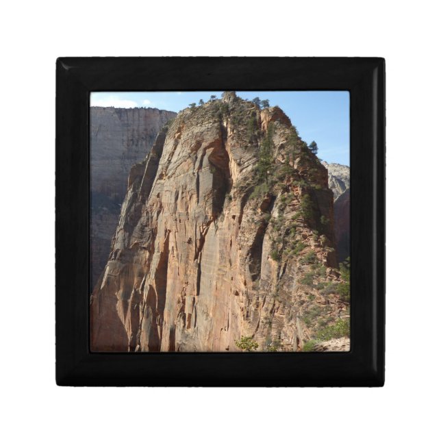 Angels Landing at Zion National Park Jewelry Box (Front)