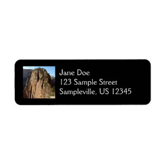Angels Landing at Zion National Park Label