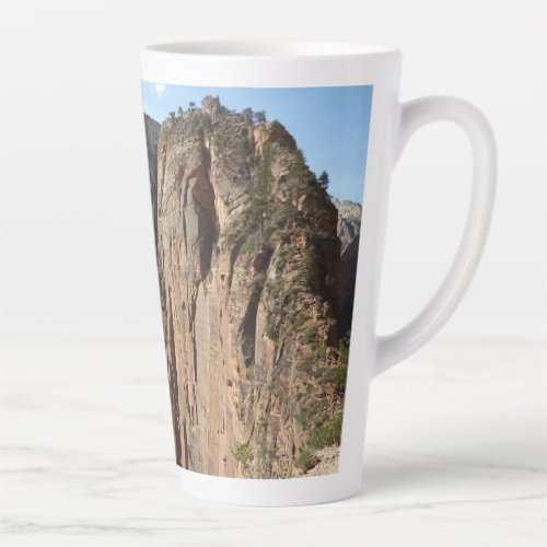 Angels Landing at Zion National Park Latte Mug