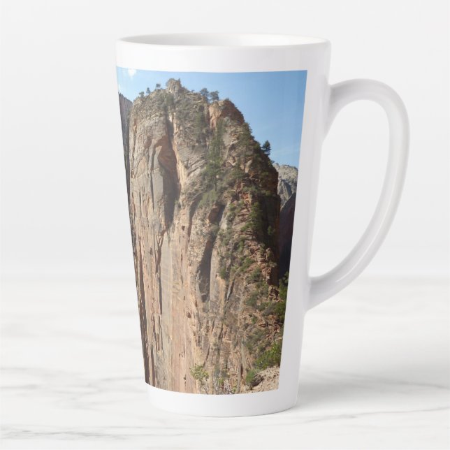 Angels Landing at Zion National Park Latte Mug (Right)