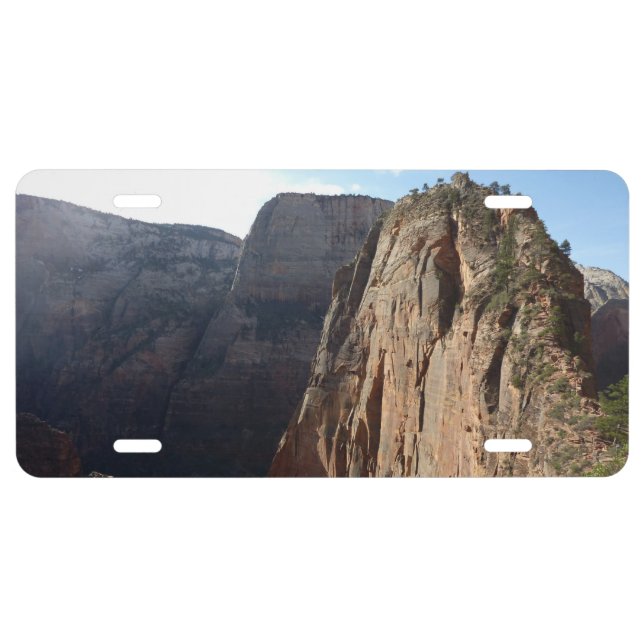 Angels Landing at Zion National Park License Plate (Front)