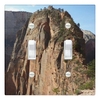 Angels Landing At Zion National Park Light Switch Cover by mlewallpapers at Zazzle