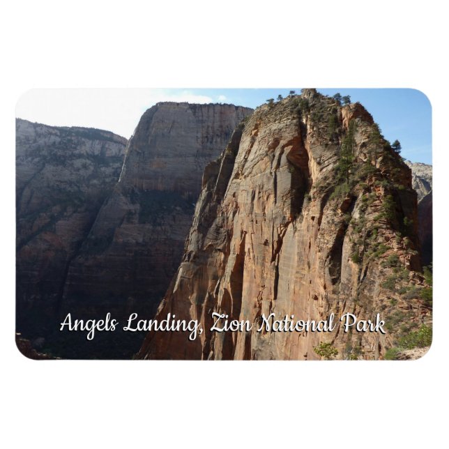 Angels Landing at Zion National Park Magnet (Horizontal)