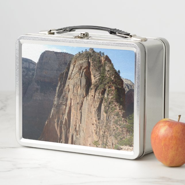 Angels Landing at Zion National Park Metal Lunch Box (In Situ)