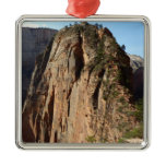 Angels Landing at Zion National Park Metal Ornament