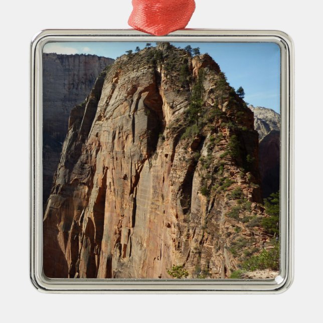 Angels Landing at Zion National Park Metal Ornament (Front)