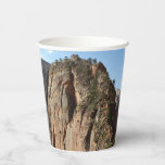Angels Landing at Zion National Park Paper Cups