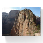 Angels Landing at Zion National Park Paperweight