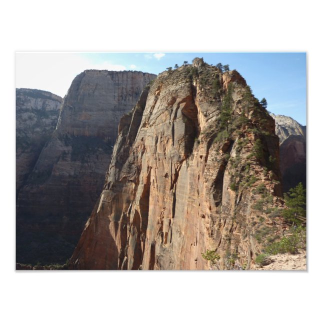 Angels Landing at Zion National Park Photo Print (Front)