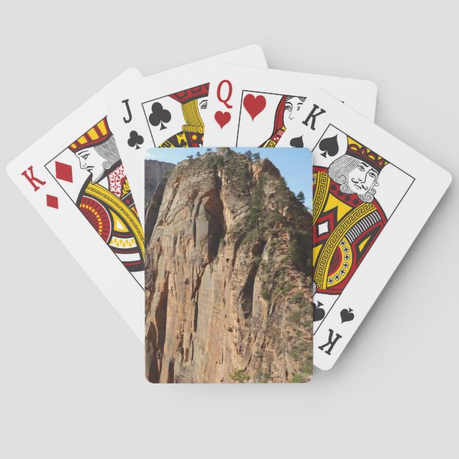 Angels Landing at Zion National Park Poker Cards (Back)