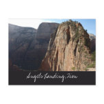 Angels Landing at Zion National Park Postcard