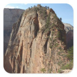 Angels Landing at Zion National Park Square Sticker