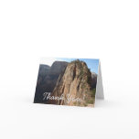 Angels Landing at Zion National Park Thank You Card
