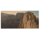 Angels Landing at Zion National Park Wood Flash Drive