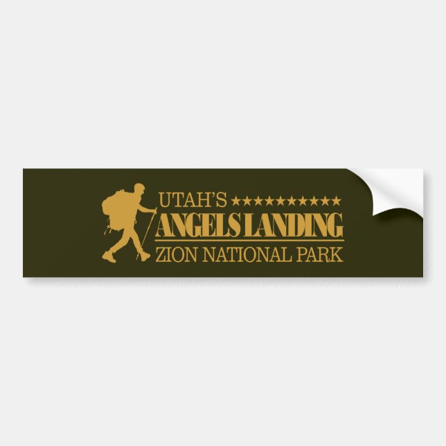 Angels Landing Bumper Sticker (Front)