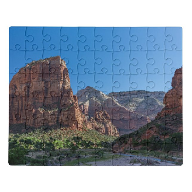 Angels Landing in Zion National Park Jigsaw Puzzle (Puzzle Horizontal)