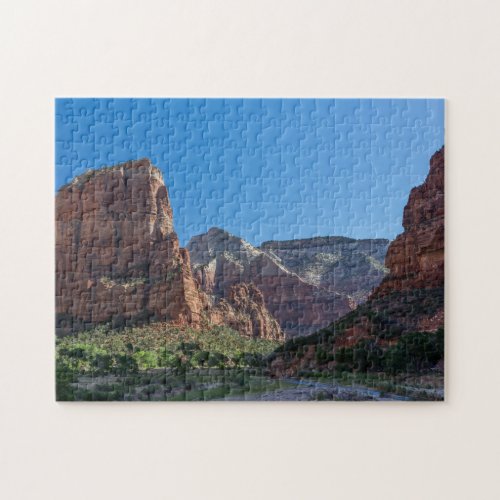 Angels Landing in Zion National Park Jigsaw Puzzle