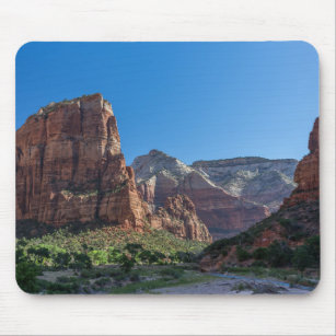 Angels Landing in Zion National Park Mouse Pad