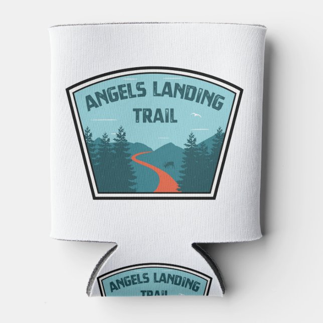 Angels Landing Trail Zion National Park Can Cooler (Front)