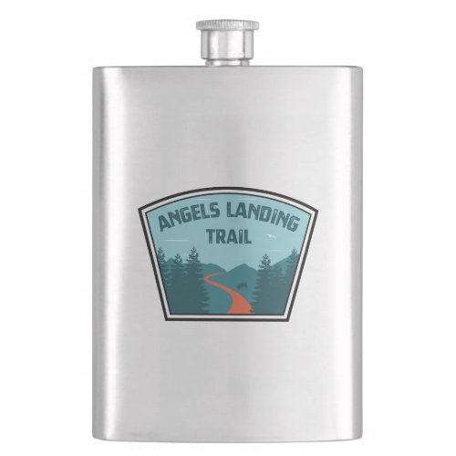 Angels Landing Trail Zion National Park Flask