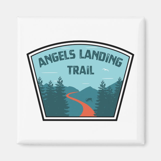 Angels Landing Trail Zion National Park Magnet (Front)