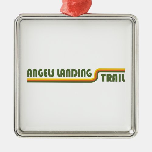 Angels Landing Trail Zion National Park Metal Ornament