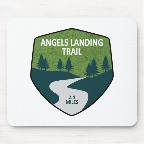 Angels Landing Trail Zion National Park Mouse Pad