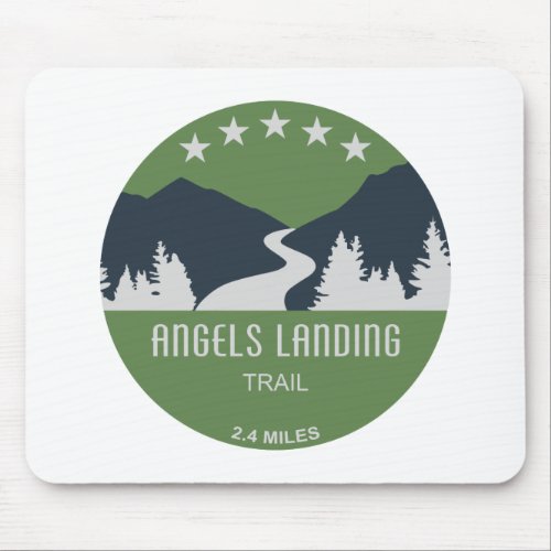 Angels Landing Trail Zion National Park Mouse Pad