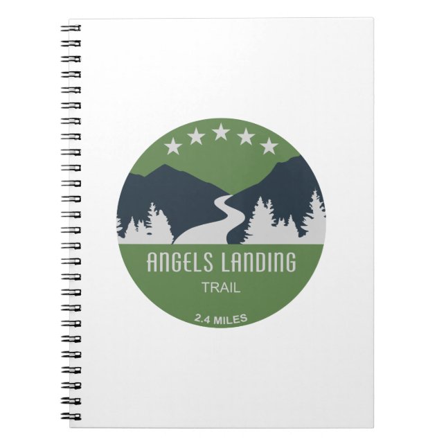 Angels Landing Trail Zion National Park Notebook (Front)