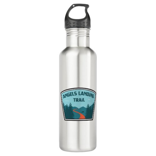 Angels Landing Trail Zion National Park Stainless Steel Water Bottle