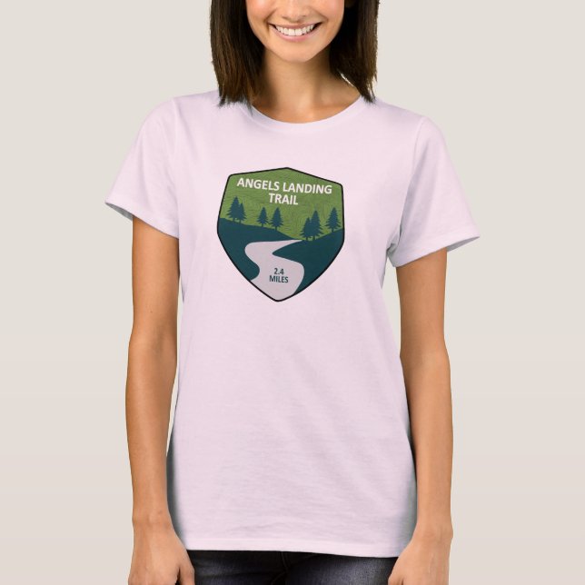 Angels Landing Trail Zion National Park T-Shirt (Front)