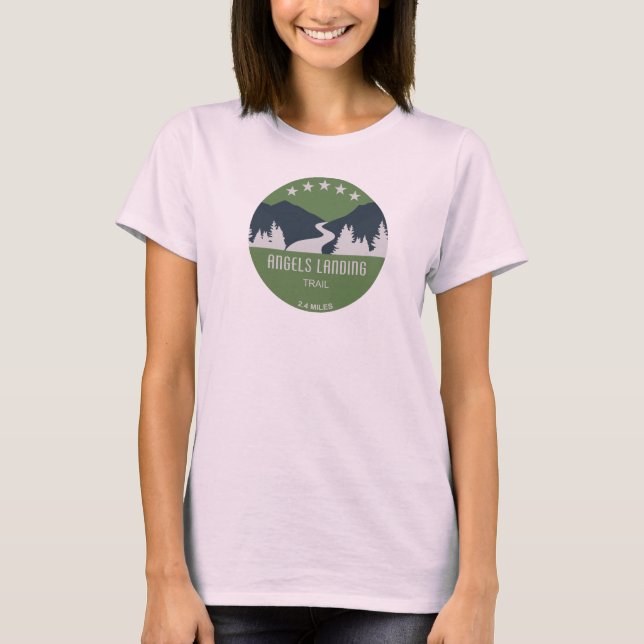Angels Landing Trail Zion National Park T-Shirt (Front)