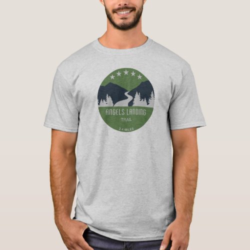 Angels Landing Trail Zion National Park T_Shirt