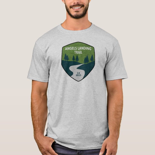 Angels Landing Trail Zion National Park T-Shirt (Front)
