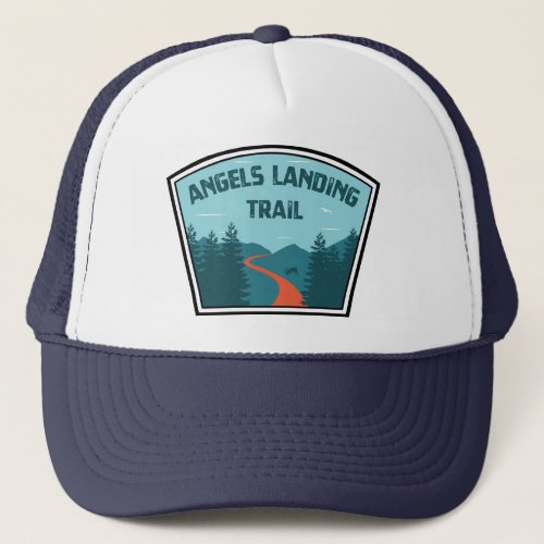 Angels Landing Trail Zion National Park Trucker Hat