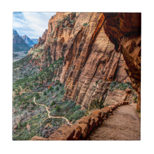 Angel's Landing Trail Zion National Park - Utah Ceramic Tile
