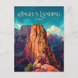 Angel's Landing USA Postcard