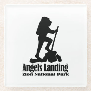 Angels Landing - Zion National Park  Glass Coaster