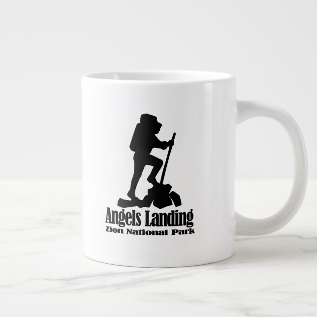Angels Landing - Zion National Park  Jumbo Mug (Right)