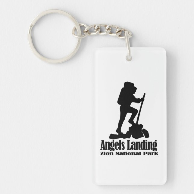 Angels Landing - Zion National Park  Keychain (Front)